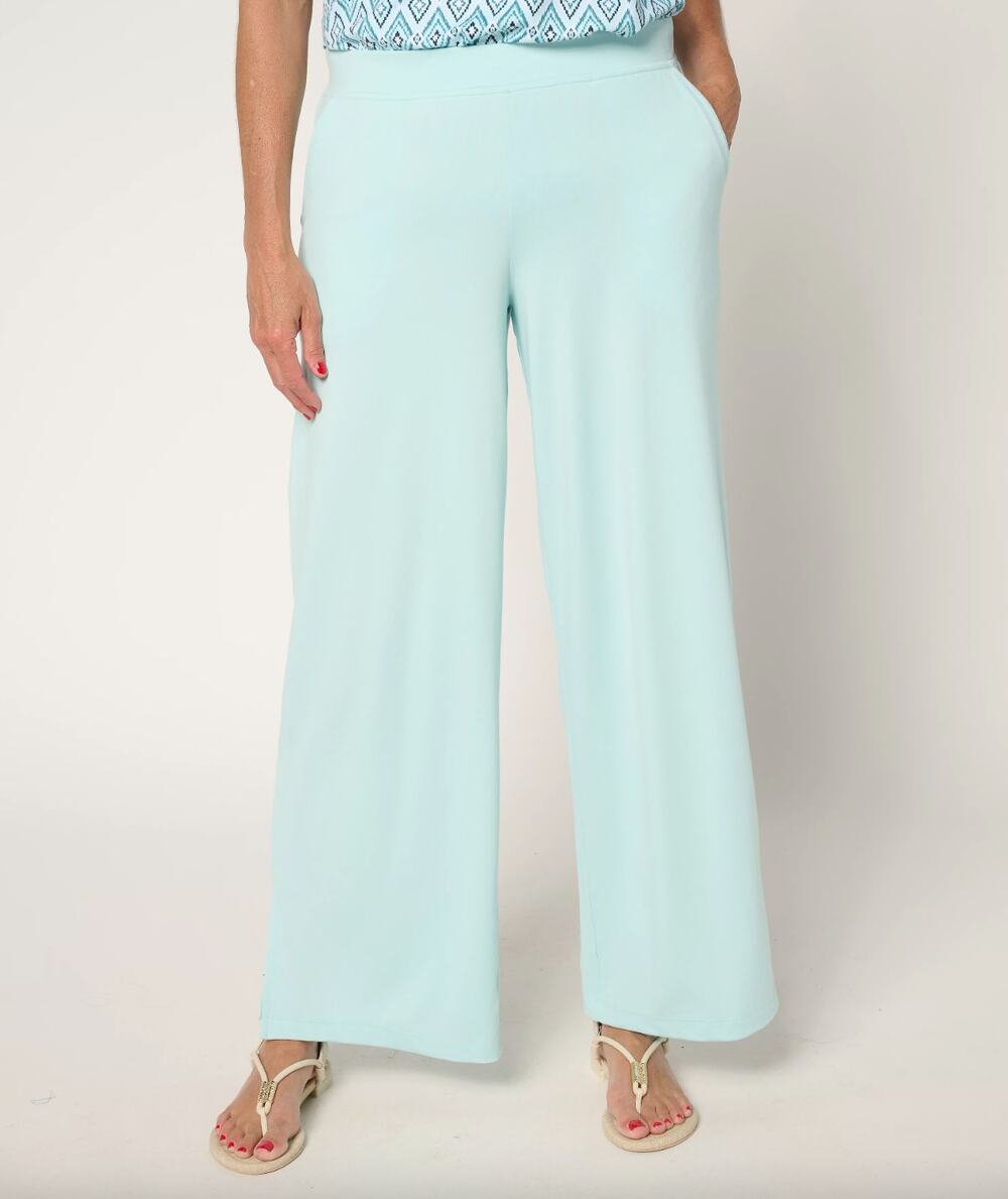 Cuddl Duds Flexwear Straight Leg Lounge Pant Size L Lightweight Casual Coastal